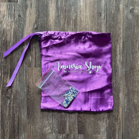 New NPC Royal Blue Rhinestone Bikini Never Worn - Picture 8 of 8